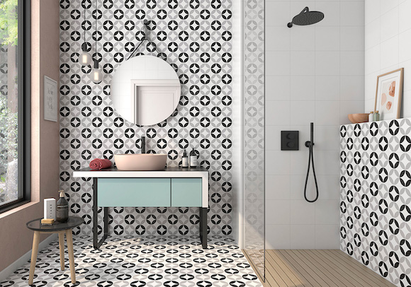 Foto de azulejos serie Geotiles Bora