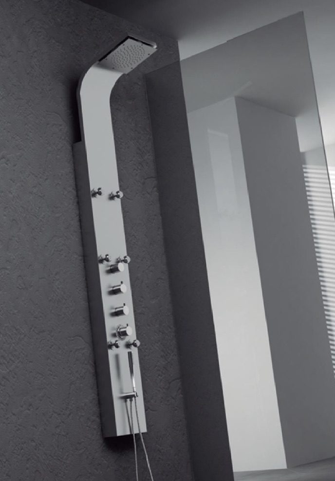 Columna de ducha termostática inox