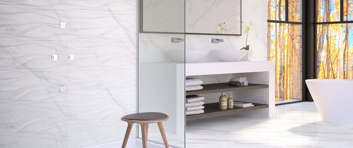 Reforma de baño con revestimiento Saloni