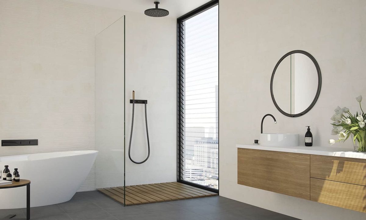 Reforma de baño con revestimiento Saloni