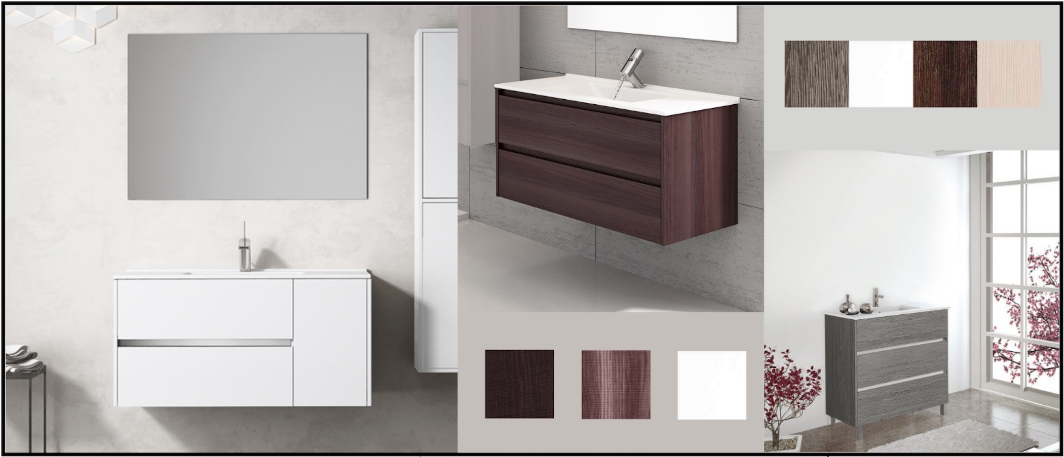 Muebles de baño Decoduch serie Ibiza