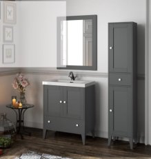 Mueble salgar Boheme gris mate